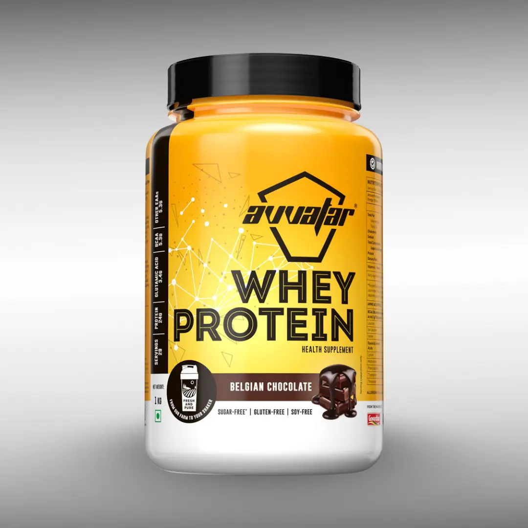 AVVATAR WHEY 1KG BELGIUM CHOCOLATE Avvatar Whey Protein - Image 1