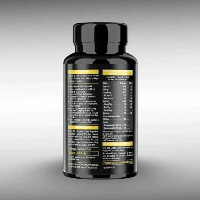 MuscleBlaze Gold Fish Oil - Image 2