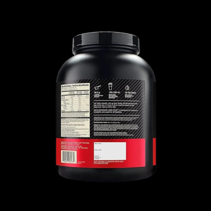 Optimum Nutrition (ON) Gold standard 100% Whey 2.27kg - Image 2