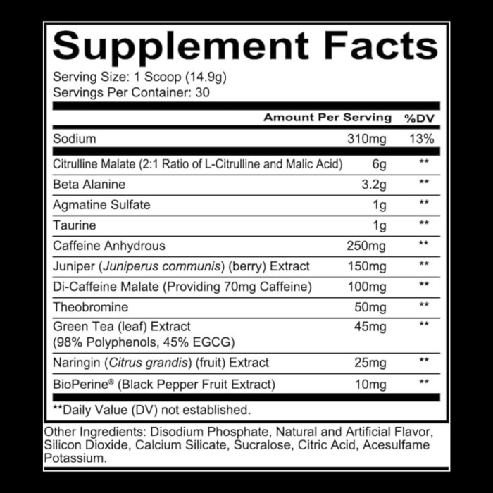 Redcon1 TOTAL WAR Pre-Workout Supplement - Image 2