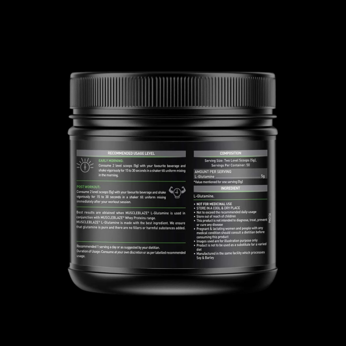 Muscle Blaze L-glutamine ( Unflavoured ) - Image 2