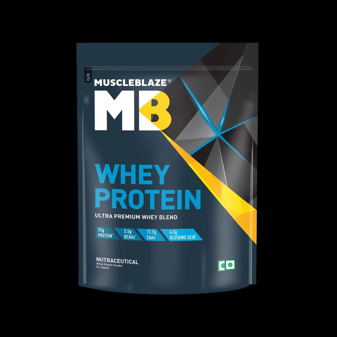 Untitled design (84) MuscleBlaze 100% Whey Protein Supplement Powder with Digestive Enzyme - Image 1