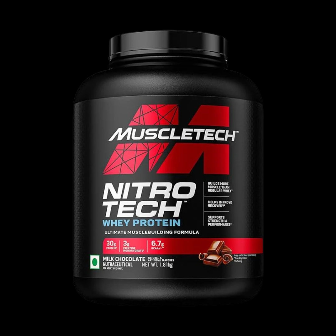Untitled design (87) MuscleTech Nitro-Tech Whey Protein, 1.81kg (4lbs) - Image 1