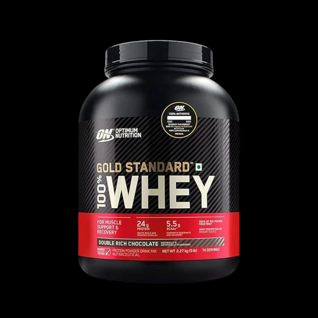 Untitled design (96) Optimum Nutrition (ON) Gold standard 100% Whey 2.27kg - Image 1