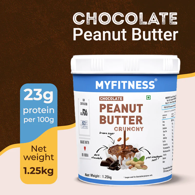 1.25choc_crunchy_800x MyFitness Peanut Butter 1.25kg - Image 1