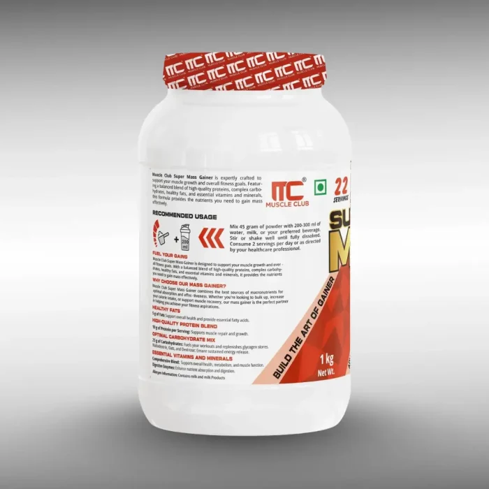 Muscle Club Super Mass Build Super Gainer - Image 3