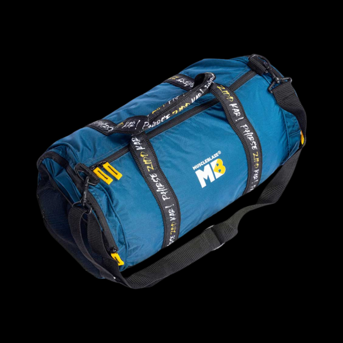 MuscleBlaze Phirse Zidd Kar Gym Bag, Blue, 30L - Image 4