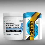 Wellcore Pure Micronised Creatine Monohydrate 250gm + Muscle Science Ignitor Nex Gen Pre-Workout 240gm