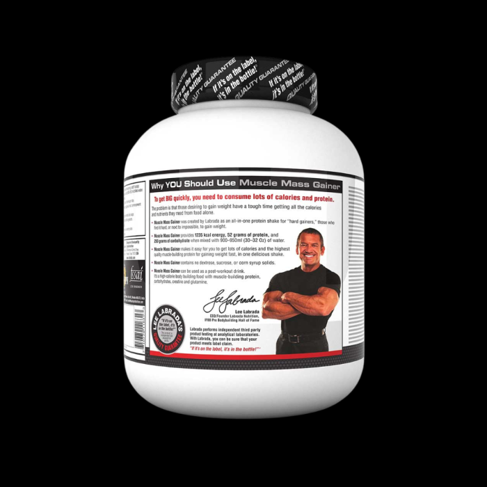 Labrada Muscle Mass Gainer Powder - Image 3