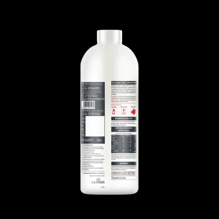 MuscleBlaze Liquid L-Carnitine PRO - Image 2
