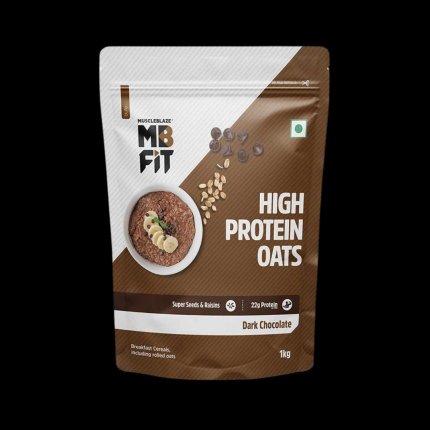 MuscleBlaze High Protein Oats Dark Chocolate 1kg